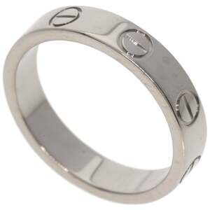 CARTIER 18k Silver Love Ring #48